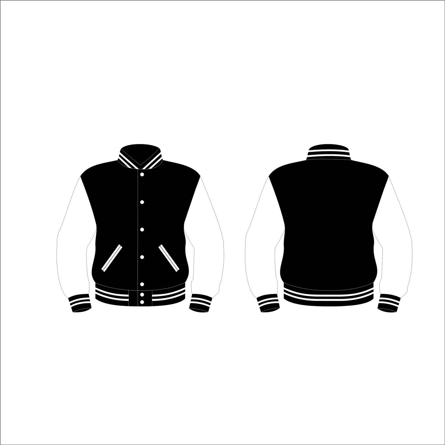 Varsity Jacket Mockup - Mens Varsity Jacket